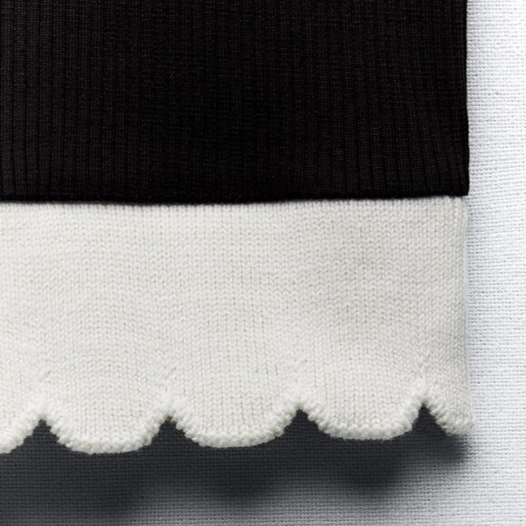 Zara Mixed Ribbed Top - Picture 3 of 6